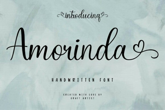 Amorinda: A Handwritten Script Font That Elevates Web Design