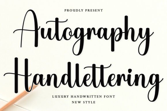 Autography Handlettering: A Luxurious Script Font for Web Design