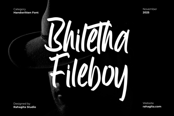 Bhiletha Fileboy: A Bold Handwritten Font for Business Branding