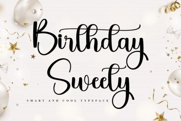 Birthday Sweety Font: Bringing Festive Cheer to Web Design