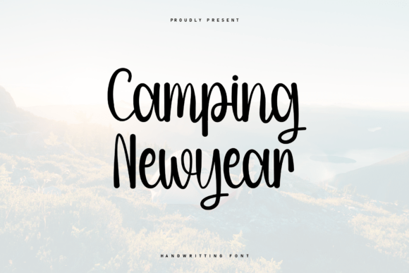 Camping Newyear: A Designer’s Take on This Script Display Font