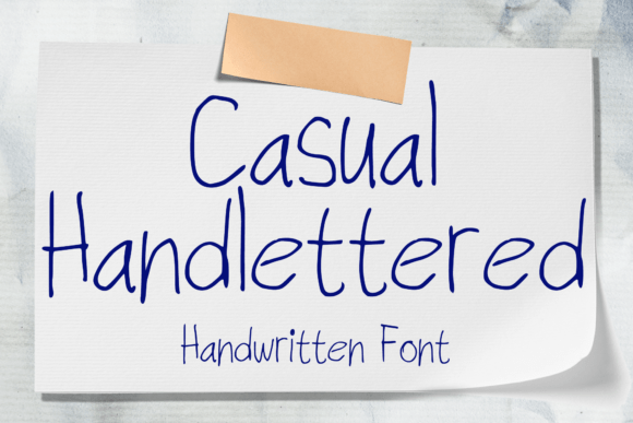 Casual Handlettered: The Playful Script Font That Elevates Digital Campaigns