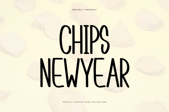 Chips Newyear: A Handwritten Font That Brings Heart to Branding