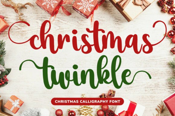 Christmas Twinkle: A Festive Script Font for Warm, Elegant Branding