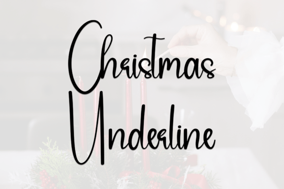 Christmas Underline: A Handwritten Font That Elevates Small Business Branding