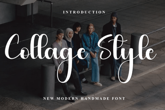 Collage Style Font: Adding Holiday Cheer to a Coaching Website Design