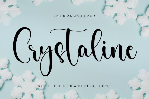 Crystaline: A Bold Script Font That Elevates Brand Identity with Elegance