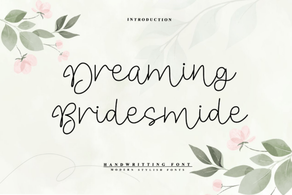 Dreaming Bridesmide: A Modern Script Font for Campaign-Ready Typography