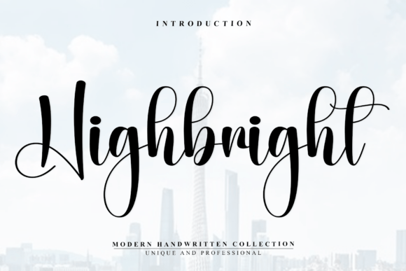 Elevate Your Brand with the Highbright Script Font