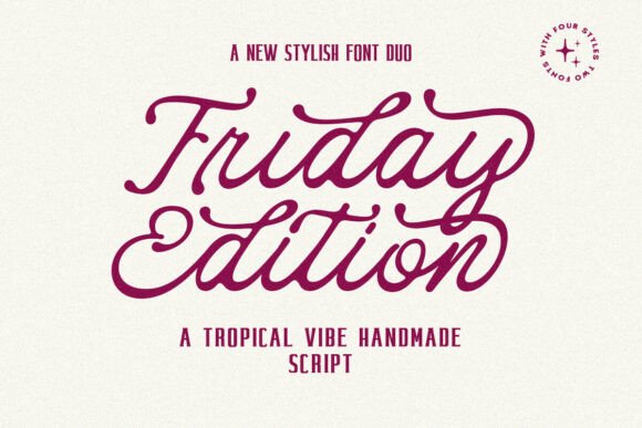 Friday Edition Duo: A Playful Font Pairing for Modern Web Design