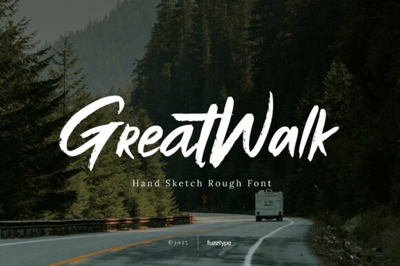 Greatwalk Font Review: A Bold Script for Expressive Branding