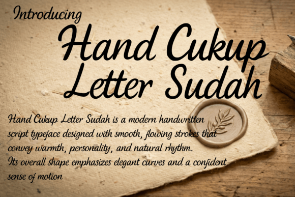 Hand Cukup Letter Sudah: A Maker’s Best Friend in Script Typography