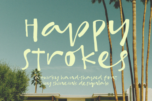 Happy Strokes: A Playful Script Font That Adds Personality to Branding