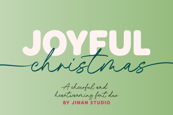 Joyful Christmas Duo: A Festive Font Pairing for Scroll-Stopping Holiday Campaigns