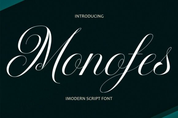 Monofes: A Stylish Script Font for Modern Branding Projects