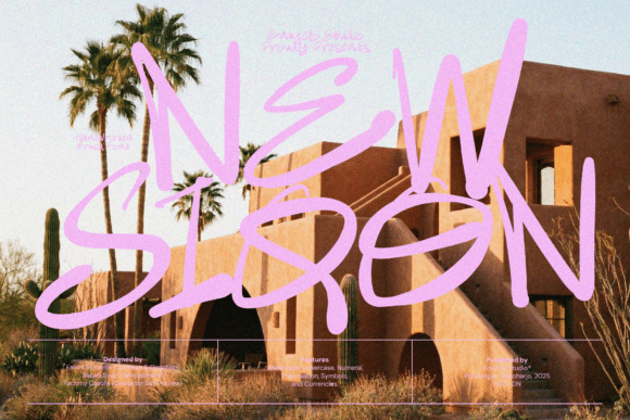 New Siqon: A Bold Brush Font for Dynamic Editorial Design