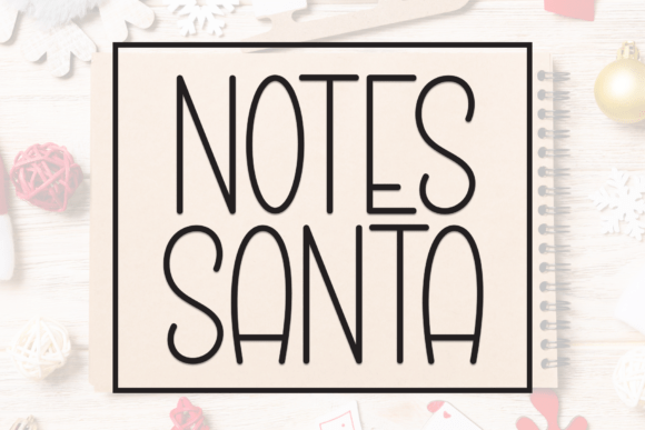 Notes Santa: A Handwritten Display Font That Brings Warmth to Branding