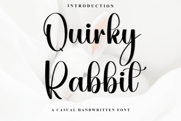 Quirky Rabbit: A Festive Typeface That Brings Cheer to Brand Design