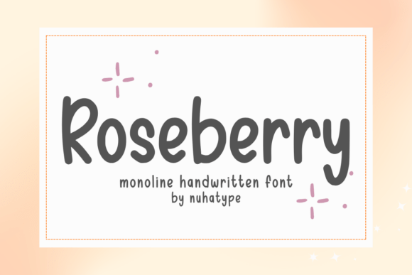 Roseberry: A Sweet, Polished Font for Small Business Branding