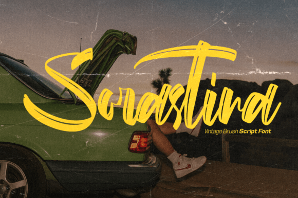 Sorastina: A Bold Script Font for Handmade Labels, Invitations & Craft Designs