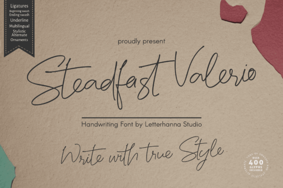 Steadfast Valerio: A Premium Script Font for Modern Marketing and Digital Branding