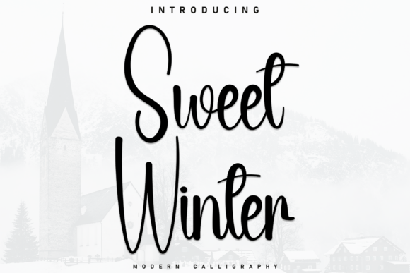 Sweet Winter: A Heartfelt Handwritten Font for Crafters and Makers