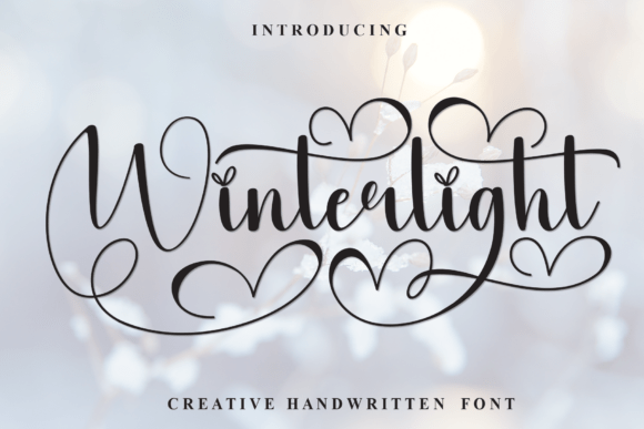 Winterlight: A Stylish Script Font for Modern Branding Projects