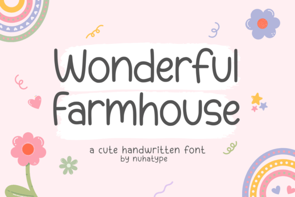 Wonderfulfarmhouse: A Minimalist Handwritten Font for Charming Brand Identities